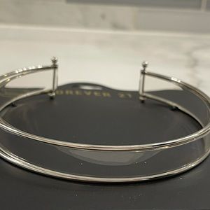 90’s acrylic clear chocker necklace